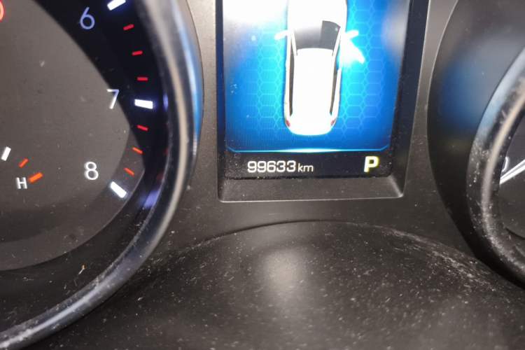 Used Haval H6 Coupe 2016 Blue Label 1.5T Automatic Two-Wheel Drive Elite Model Odometer Close Up