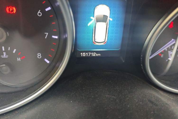 Used Haval H6 Coupe 2016 Blue Label 1.5T Manual Two-Wheel Drive Urban Model Odometer Close Up