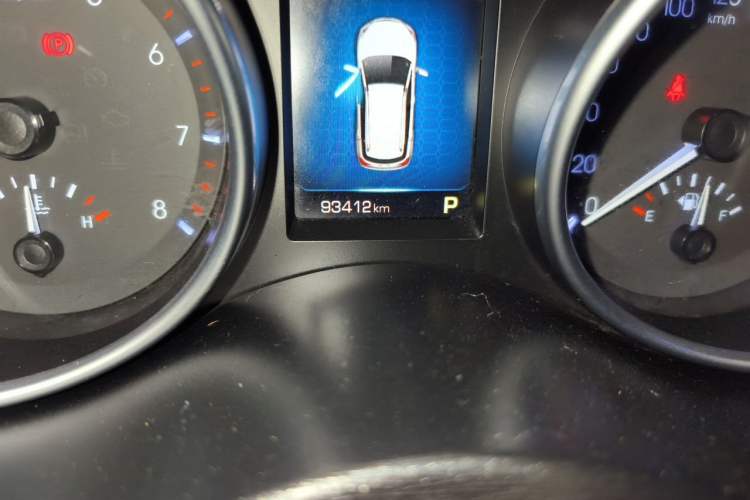 Used Haval H6 Coupe 2016 Blue Label 1.5T Automatic Two-Wheel Drive Urban Model Odometer Close Up