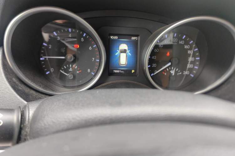 Used Haval H6 Coupe 2016 Blue Label 1.5T Automatic Two-Wheel Drive Elite Model Odometer Close Up