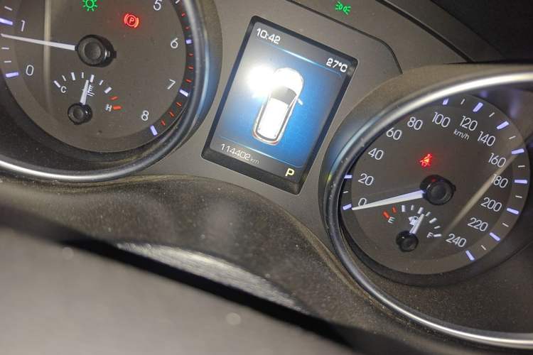 Used Haval H6 Coupe 2016 Blue Label 1.5T Automatic Two-Wheel Drive Elite Model Odometer Close Up