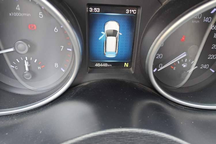 Used Haval H6 Coupe 2016 Blue Label 1.5T Automatic Two-Wheel Drive Urban Model Odometer Close Up