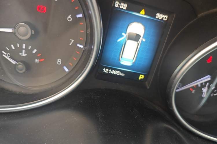 Used Haval H6 Coupe 2016 Blue Label 1.5T Automatic Two-Wheel Drive Elite Model Odometer Close Up