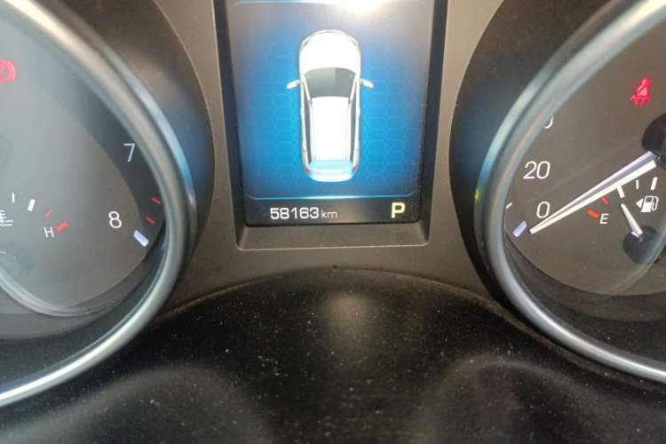 Used Haval H6 Coupe 2016 Blue Label 1.5T Automatic Two-Wheel Drive Elite Model Odometer Close Up