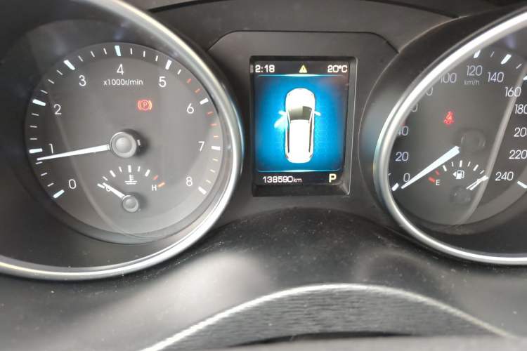 Used Haval H6 Coupe 2016 Blue Label 1.5T Automatic Two-Wheel Drive Elite Model Odometer Close Up