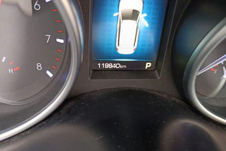 Used Haval H6 Coupe 2016 Blue Label 1.5T Automatic Two-Wheel Drive Elite Model Odometer Close Up