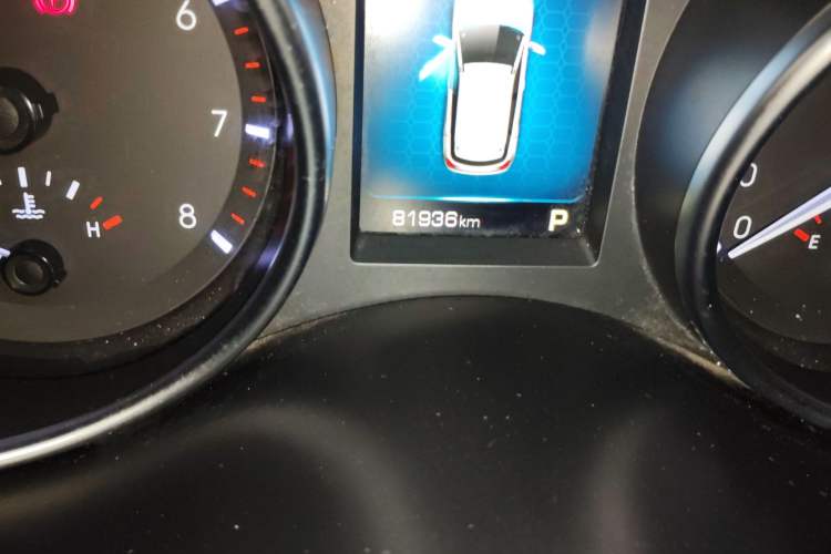 Used Haval H6 Coupe 2016 Blue Label 1.5T Automatic Two-Wheel Drive Elite Model Odometer Close Up