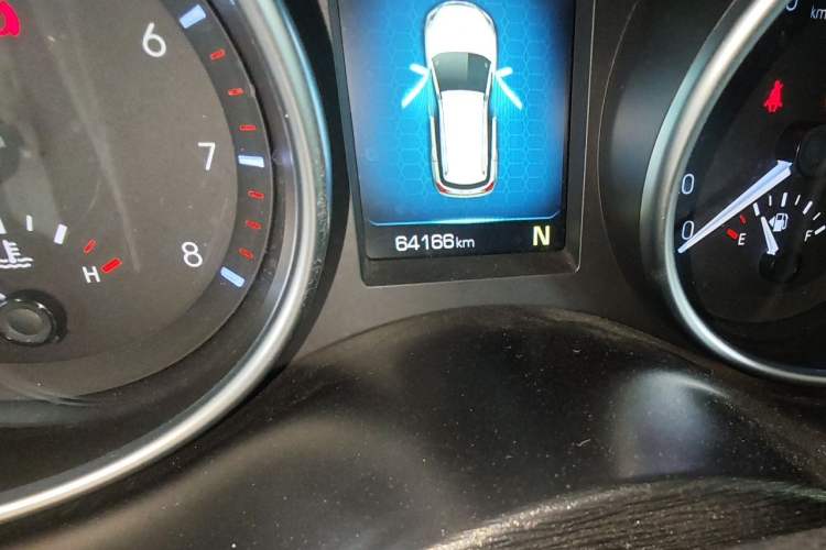 Used Haval H6 Coupe 2016 Blue Label 1.5T Automatic Two-Wheel Drive Elite Model Odometer Close Up