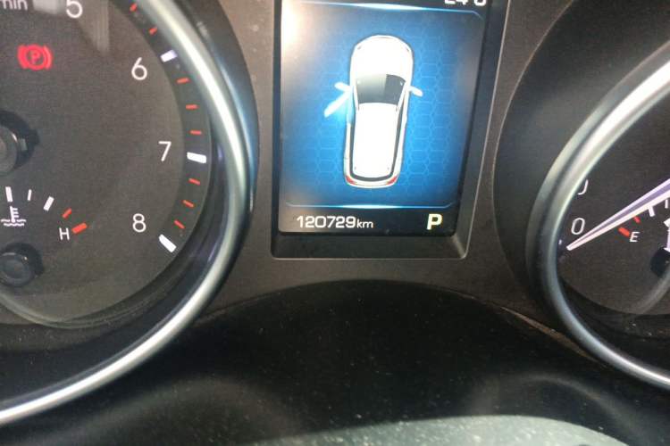 Used Haval H6 Coupe 2016 Blue Label 1.5T Automatic Two-Wheel Drive Elite Model Odometer Close Up