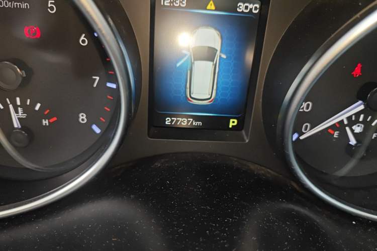 Used Haval H6 Coupe 2016 Blue Label 1.5T Automatic Two-Wheel Drive Elite Model Odometer Close Up