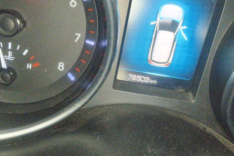 Used Haval H6 Coupe 2016 Blue Label 1.5T Manual Two-Wheel Drive Elite Model Odometer Close Up