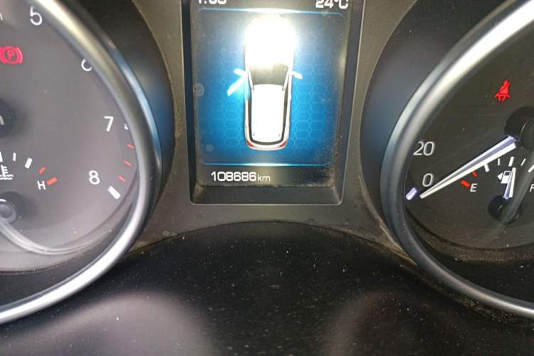 Used Haval H6 Coupe 2016 Blue Label 1.5T Manual Two-Wheel Drive Elite Model Odometer Close Up