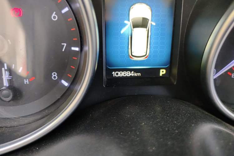 Used Haval H6 Coupe 2016 Blue Label 1.5T Automatic Two-Wheel Drive Elite Model Odometer Close Up
