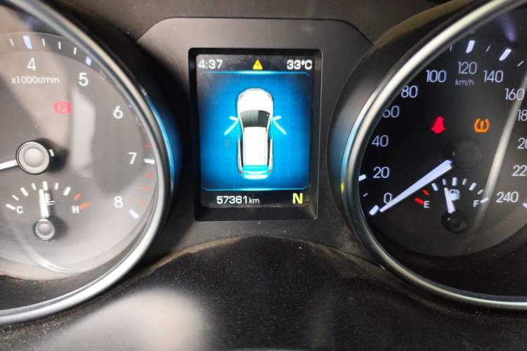Used Haval H6 Coupe 2016 Blue Label 1.5T Automatic Two-Wheel Drive Elite Model Odometer Close Up
