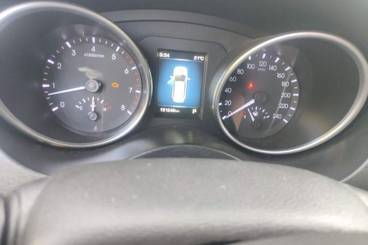 Used Haval H6 Coupe 2016 Blue Label 1.5T Automatic Two-Wheel Drive Elite Model Odometer Close Up