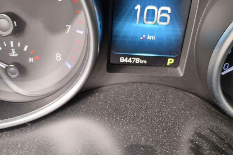 Used Haval H6 Coupe 2016 Blue Label 1.5T Automatic Two-Wheel Drive Elite Model Odometer Close Up