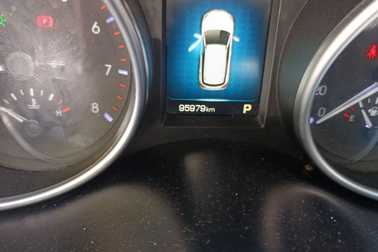 Used Haval H6 Coupe 2016 Blue Label 1.5T Automatic Two-Wheel Drive Elite Model Odometer Close Up