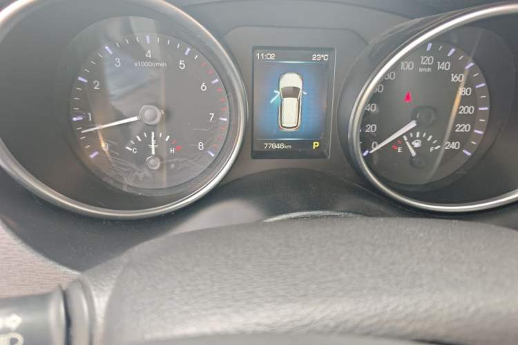 Used Haval H6 Coupe 2016 Blue Label 1.5T Automatic Two-Wheel Drive Elite Model Odometer Close Up