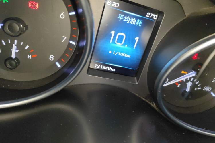 Used Haval H6 Coupe 2016 Blue Label 1.5T Manual Two-Wheel Drive Elite Model Odometer Close Up