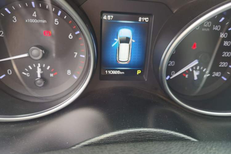 Used Haval H6 Coupe 2016 Blue Label 1.5T Automatic Two-Wheel Drive Elite Model Odometer Close Up