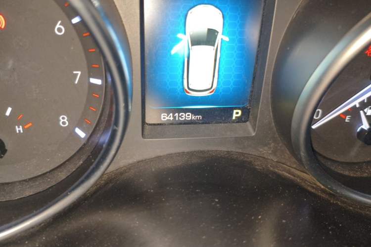 Used Haval H6 Coupe 2016 Blue Label 1.5T Automatic Two-Wheel Drive Elite Model Odometer Close Up