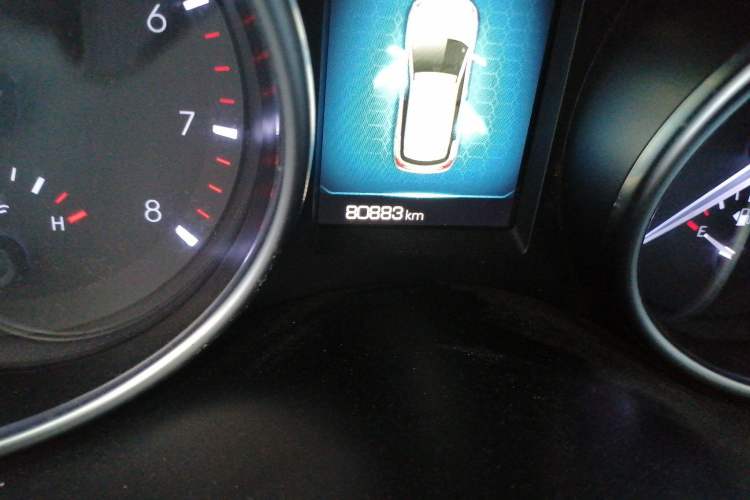 Used Haval H6 Coupe 2016 Blue Label 1.5T Automatic Two-Wheel Drive Urban Model Odometer Close Up