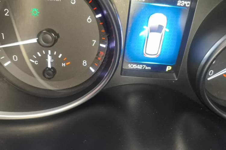 Used Haval H6 Coupe 2016 Blue Label 1.5T Automatic Two-Wheel Drive Elite Model Odometer Close Up