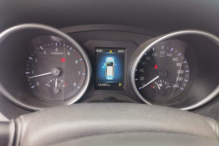 Used Haval H6 Coupe 2016 Blue Label 1.5T Automatic Two-Wheel Drive Elite Model Odometer Close Up