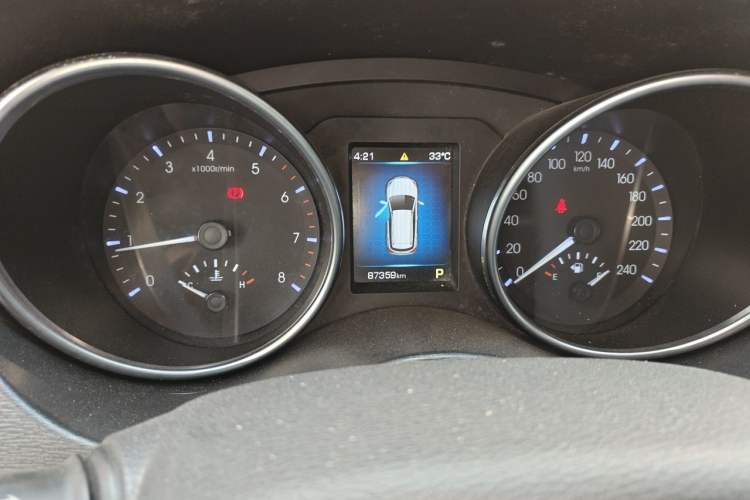 Used Haval H6 Coupe 2016 Blue Label 1.5T Automatic Two-Wheel Drive Elite Model Odometer Close Up