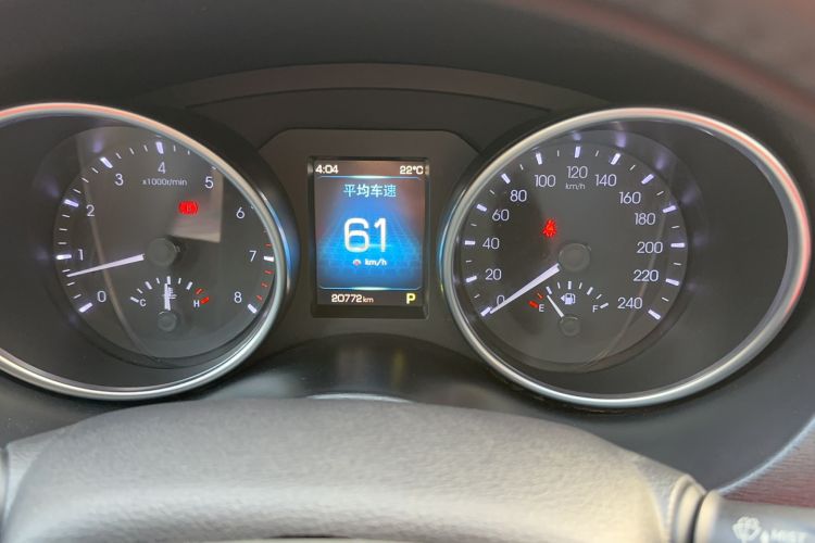 Used Haval H6 Coupe 2016 Blue Label 1.5T Automatic Two-Wheel Drive Elite Model Odometer Close Up