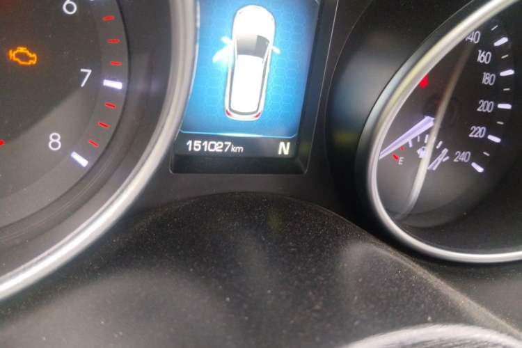 Used Haval H6 Coupe 2016 Blue Label 1.5T Automatic Two-Wheel Drive Elite Model Odometer Close Up