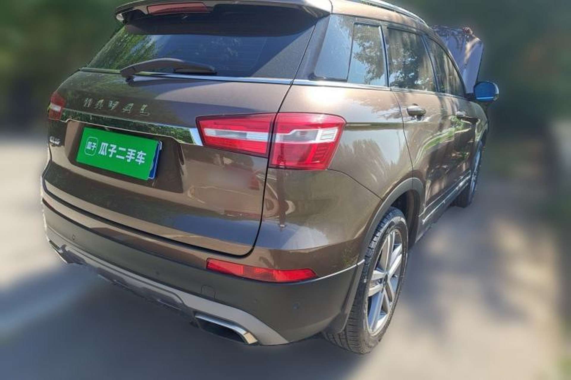 Used Haval H6 Coupe 2017 Red Label 2.0T Automatic Two-Wheel Drive Prestige Model Rear Right 45 Deg