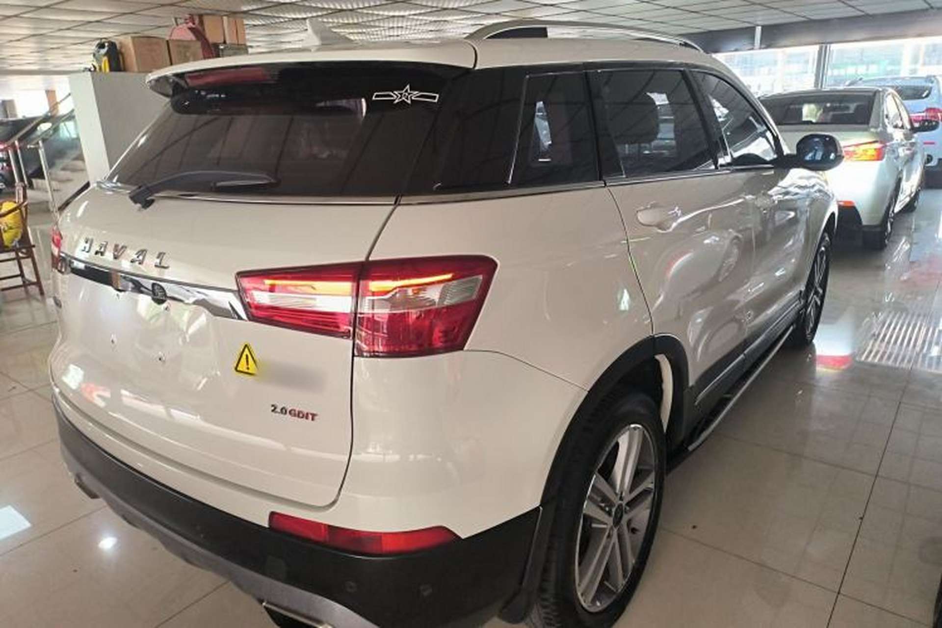 Used Haval H6 Coupe 2017 Red Label 2.0T Automatic Two-Wheel Drive Prestige Model Rear Right 45 Deg