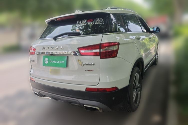 Used Haval H6 Coupe 2017 Red-Label 2.0T Automatic Two-Wheel Drive Elite Model Rear Right 45 Deg