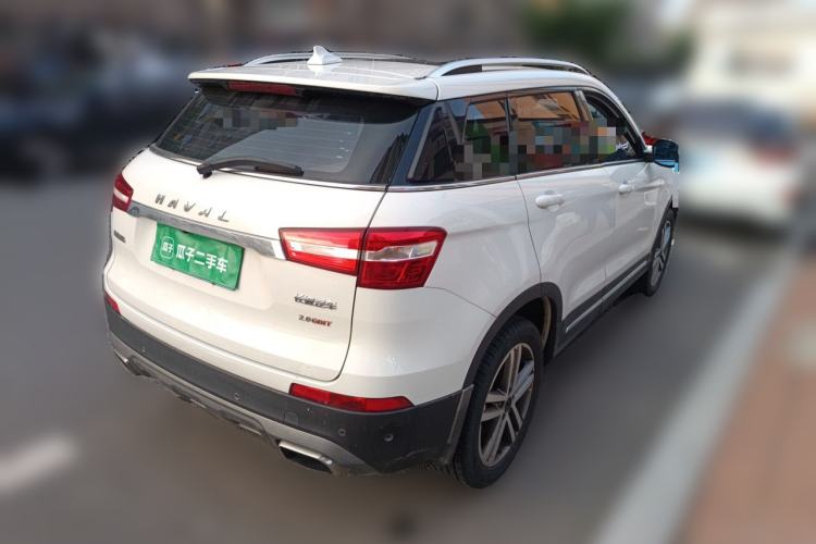Used Haval H6 Coupe 2017 Red Label 2.0T Automatic Two-Wheel Drive Prestige Model Rear Right 45 Deg
