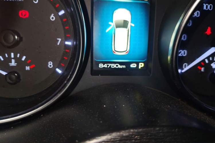 Used Haval H6 Coupe 2018 Blue Label 1.5T Automatic Two-Wheel Drive Luxury Model Odometer Close Up