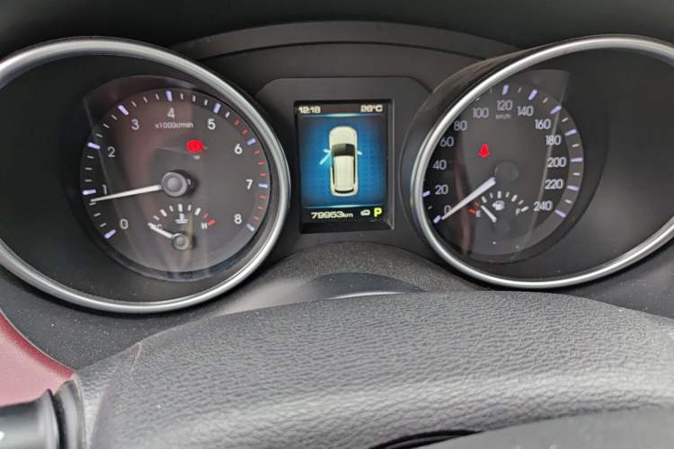 Used Haval H6 Coupe 2018 Red-Label 1.5T Automatic Two-Wheel Drive Ultra-Luxury Model Odometer Close Up