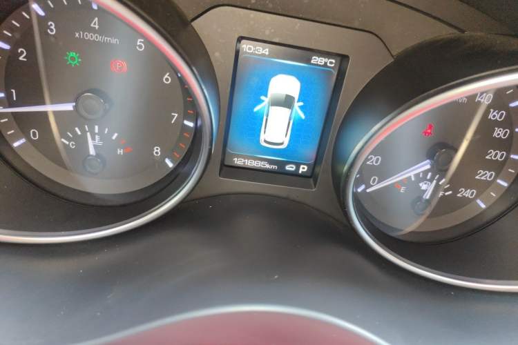 Used Haval H6 Coupe 2018 Red-Label 1.5T Automatic Two-Wheel Drive Ultra-Luxury Model Odometer Close Up