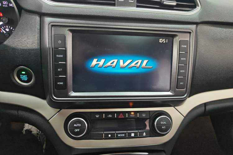 Used Haval H6 Coupe 2018 Blue Label 1.5T Automatic Two-Wheel Drive Luxury Model Audio And AC Panel