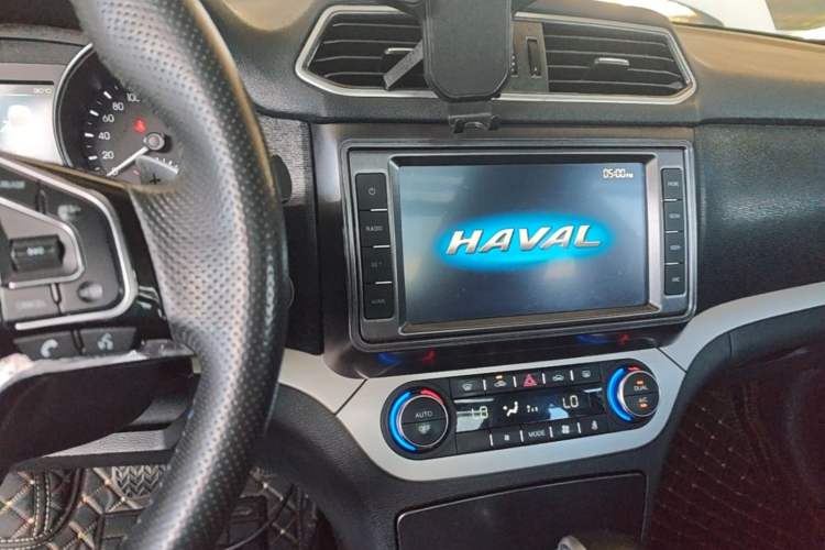 Used Haval H6 Coupe 2018 Blue Label 1.5T Automatic Two-Wheel Drive Luxury Model Audio And AC Panel