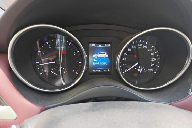 Used Haval H6 Coupe 2018 Red-Label 1.5T Automatic Two-Wheel Drive Ultra-Luxury Model Instrument Cluster