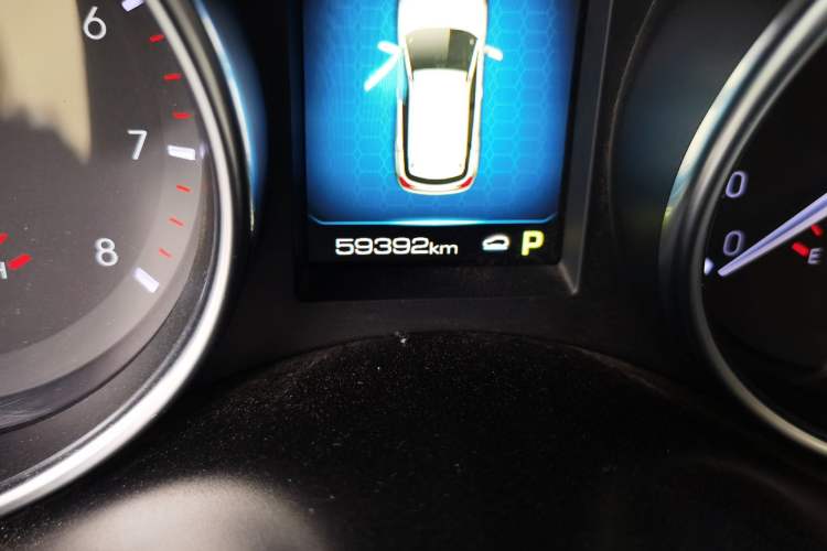 Used Haval H6 Coupe 2018 Blue Label 1.5T Automatic Two-Wheel Drive Luxury Model Odometer Close Up