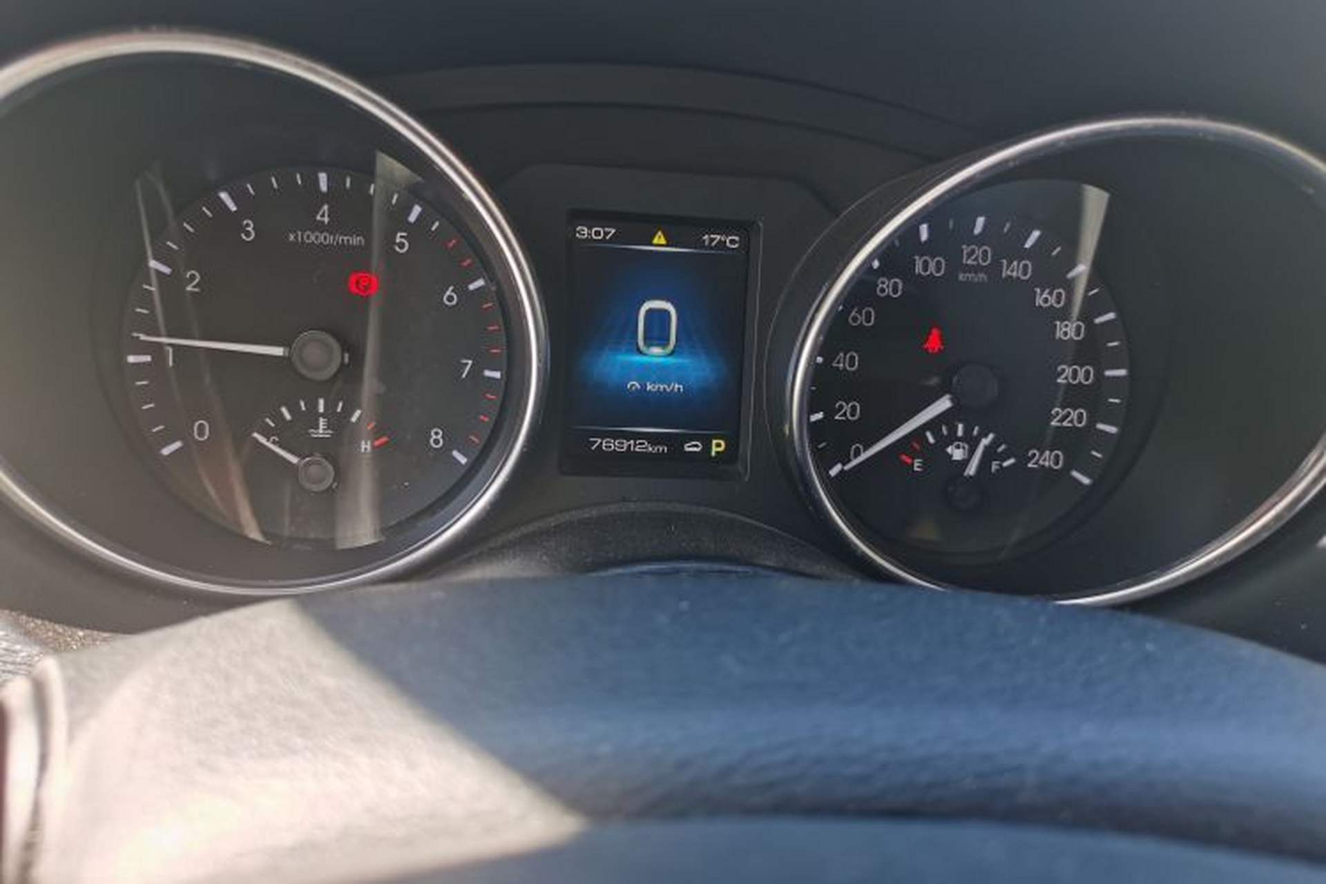 Used Haval H6 Coupe 2018 Blue Label 1.5T Automatic Two-Wheel Drive Luxury Model Odometer Close Up