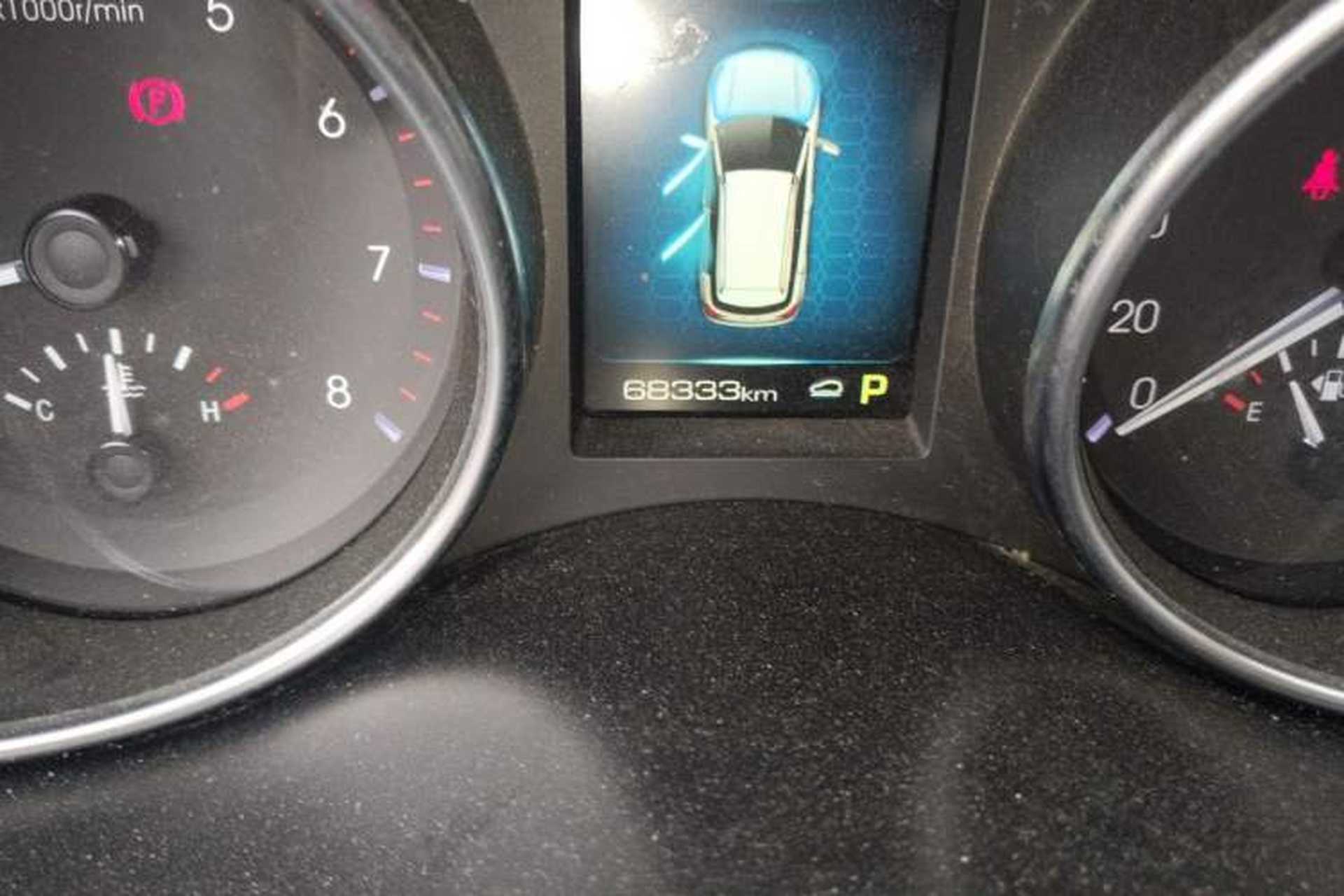 Used Haval H6 Coupe 2018 Blue Label 1.5T Automatic Two-Wheel Drive Luxury Model Odometer Close Up