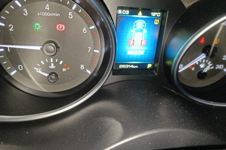 Used Haval H6 Coupe 2018 Red-Label 1.5T Automatic Two-Wheel Drive Ultra-Luxury Model Odometer Close Up