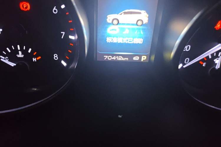 Used Haval H6 Coupe 2018 Red-Label 1.5T Automatic Two-Wheel Drive Ultra-Luxury Model Odometer Close Up