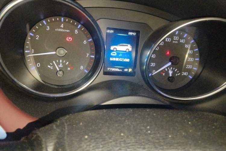 Used Haval H6 Coupe 2018 Red-Label 1.5T Automatic Two-Wheel Drive Ultra-Luxury Model Odometer Close Up