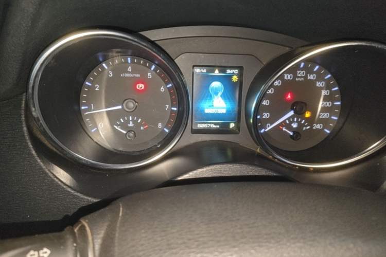 Used Haval H6 Coupe 2018 Blue Label 1.5T Automatic Two-Wheel Drive Luxury Model Odometer Close Up