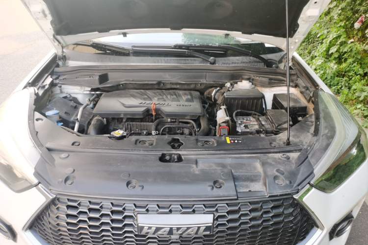 Used Haval H6 Coupe 2019 1.5T Automatic Two-Wheel Drive Ultra-Luxury Smart Connectivity Model China VI Standard Engine Bay