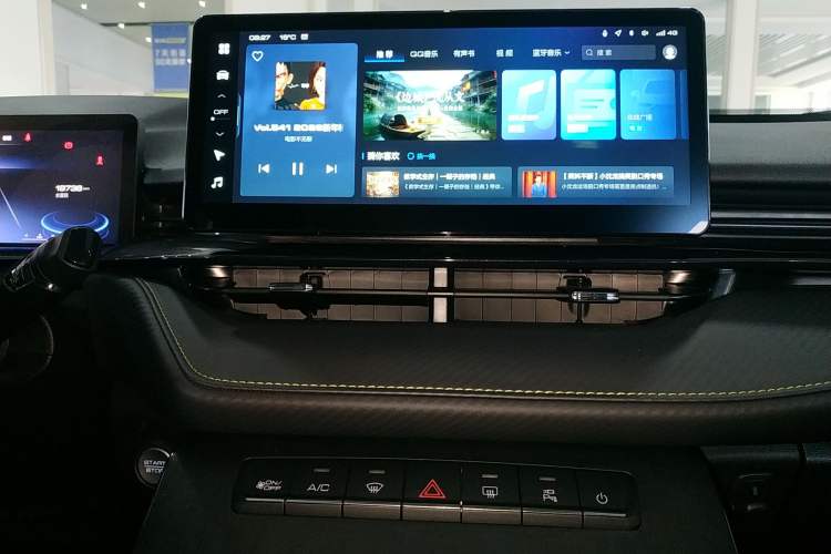 Used Haval H6S 2022 2.0T Two-Wheel Drive ZhiRun Version Audio And AC Panel